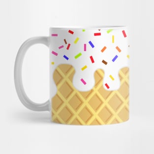 Vanilla Waffle Cone Ice Cream Lover Mug